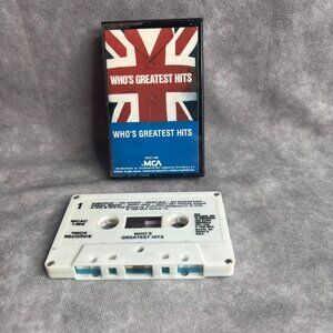 The Who's Greatest Hits Cassette Tape 1983 MCA Records Classic Rock